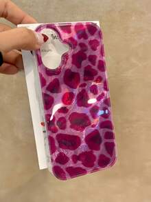 猎豹，豹纹 1 件羽毛纹理透明镜头保护软手机壳，紫色豹纹，防水防震防滑，兼容 16/15/14/13/12/11 Pro Max/7/8 Plus 等。 - 彩色 - 查看 2