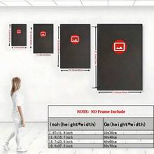 1 件，现代金粉色牡丹帆布画海报，适用于卧室、办公室、咖啡厅、家庭和宿舍墙壁艺术装饰，带/不带框架选项，圣诞装饰