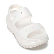 Crocs Sandalias clásicas de suela dentada unisex, cómodas, ligeras y deportivas para uso casual y viajes al aire libre, Modelo 207989-100