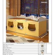 Cat Bed Enclosed Cat House Litter Cat Nest House Washable For Kittens, Suitable For All Seasons