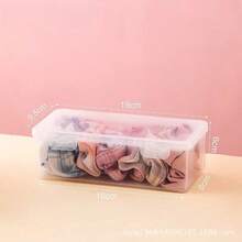 1 cái dây buộc tóc, hộp đựng phụ kiện tóc và đồ trang sức, hộp đựng dây buộc tóc - Trong sáng - Xem 8