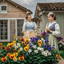 5000 Seeds Perennial Viola Johnny Jumps Up To Plant Flower Seeds - 20000+ - View 2