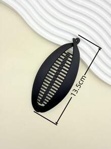 2 件/1 件简约美人鱼尾巴大号发爪夹，垂直高马尾扭香蕉发夹发夹波浪发髻发型配饰，优雅百搭，适合日常和休闲场合，爪夹，发夹，发夹，发夹 - 多色大號 - 查看 4