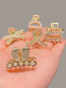 10pcsWomen's Metal & Rhinestone Hair Claws, Elegant Hair Clips, Fashion Accessories, Hair Accessories, Hair Tools, Beauty Accessories, Curly Hair Accessories For Women, Fall, Travel, Hair Tools, Accessories Women, Hair Stuff, Fall, Hair Accessories Women, Hair Tools, Hair Stuff, Stuff, Beauty Accessories, Gifts, Travel, Gifts For Women, Hair Stuff, Stocking Stuffers,Stocking Fillers,Stocking Stuffers For Women,Stocking Fillers Women, Stocking Stuffers For Adults,Stocking Fillers For Adult,Hair Stuff,Coming-Of-Age Hair Accessory, Hair Accessories,Gift Ideas For Women,Beauty Stocking Fillers, Gifts For Women