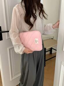 蝴蝶结笔记本电脑内袋适用于 iPad/ 10/11 英寸、13/14 英寸、15/15.6 英寸，可爱笔记本电脑包 - 彩色 - 查看 9