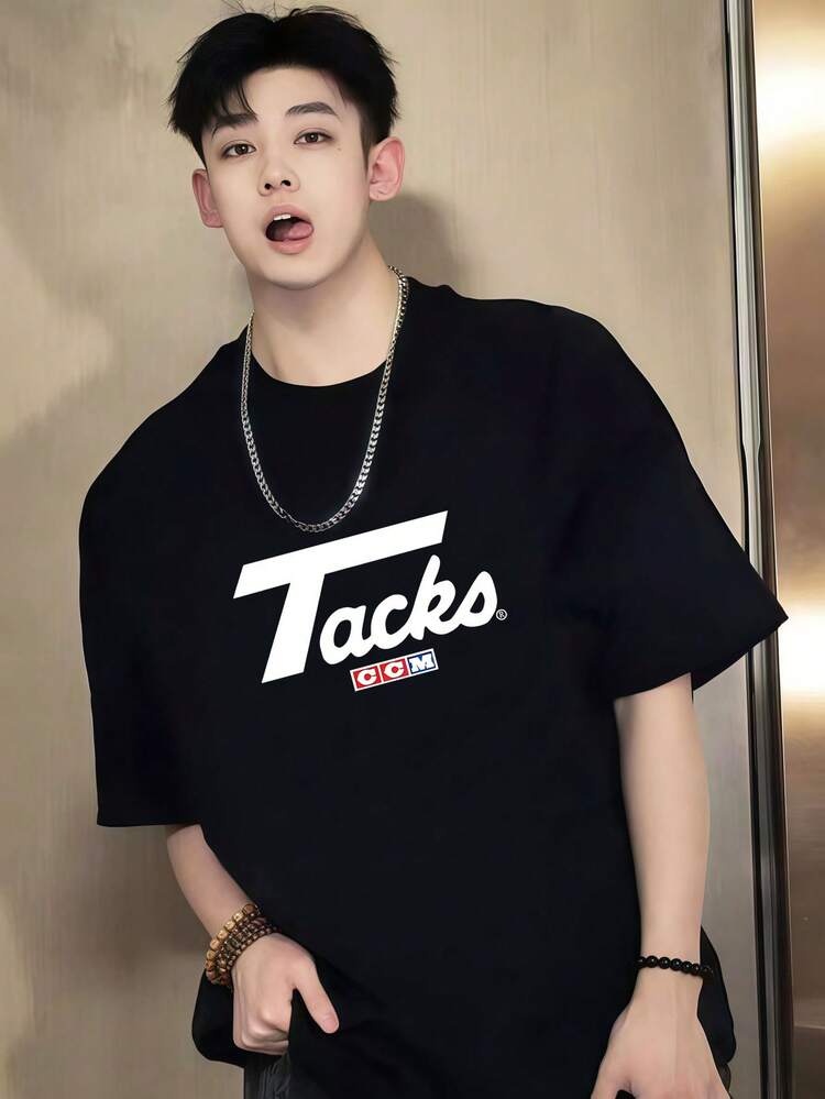 CCM Tacks ヴィンテージアイスホッケーTシャツ - ソフトコットンメンズ