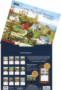 Companies, Linda Nelson Stocks 2024 Wall Calendar - 霧霾藍 - 查看 6