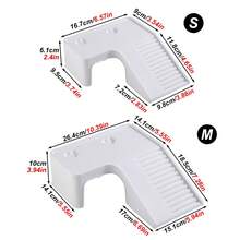 1 件龟晒台带食物托盘，龟箱装饰配件，适用于爬行动物和两栖动物