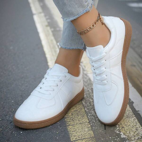 2025 Neue Damen Plateau Sneaker, Lässig Sportschuhe, beliebte Herbst/Frühlings Schuhe für Frauen