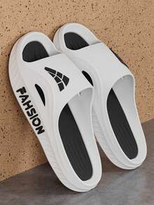 男士夏季拖鞋时尚防滑加厚耐磨透气家居拖鞋户外凉鞋休闲系带人字拖洗澡鞋 - 彩色 - 查看 8