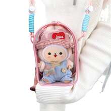 1 件适用于 硅胶屁股包派对斜挎包 PVC 收纳包（仅售包 + 挂绳）