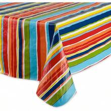 Kitchen Tablecloth - Summer Stripes - View 4
