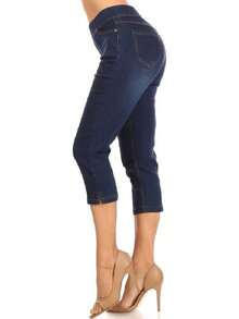 Capri Jeans Skinny Jeggings Denim Capris Pantshalloween