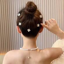 1 Piece Of Camellia Hair Comb, High-End Hair Comb For The Back Of The Head, Hair Band, Headdress, Hair Accessories, Multiple Colors To Choose From