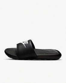 Nike Men's Victori One Slides Sport Sandal, Black/White