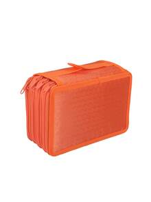 1 túi đựng bút chì 3 lớp, túi đựng đồ dùng học tập đơn giản di động cho trường trung học phổ thông & văn phòng, hộp đựng bút chì, túi đựng bút chì, cặp đi học - Màu tím hoa cà - Xem 21