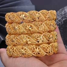 1pc Middle Eastern Style Luxury Bride Open Bangle Bracelet, Elegant Women Jewelry, Southeast Asia Accessories