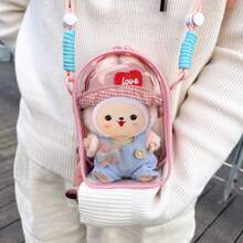 1 件适用于 硅胶屁股包派对斜挎包 PVC 收纳包（仅售包 + 挂绳）