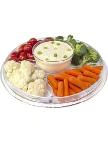 Cake Stand With Dome Cover, 6-In-1 Multi-Purpose Use, Cake Stand With Lid, Serving Platter, Punch Bowl, Desert Platter And More,