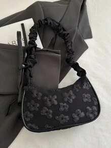 Plain Cloud Pleated Minimalist Fashion Shoulder Bag