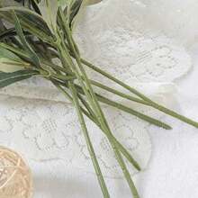 1 ramură plantă artificială cu fructe false, aspect realist, 4 furci, design simulare ramură de măslin, decor pentru casă, recuzită fotografie, cadouri, ziua de naștere, absolvire