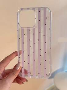 Retro Stern Streifen Muster weiche Schutzhülle kompatibel mit iPhone 16 15 14 13 11 12 Pro Max Plus Ins-stylischer Bling Glitzer klarer Paar-Geschenk-Hülle