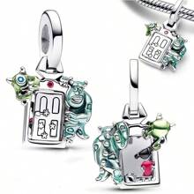 Cuentas amuleto de animal plateadas en plata de ley 925 para pulseras DIY, regalo elegante y de moda para el cumpleaños de la mujer, superventas