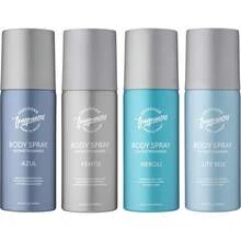 设计师香水 4 罐混合装身体喷雾除臭剂 - 随时随地保持清新 - 持久留香 - 精美礼品套装 150 毫升