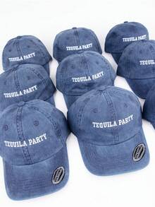 1pc, Custom,Bride Hat, Bridesmaid Hats, Group Hats, Bachelorette Gifts, Wedding Party Gifts Bachelorette Party Baseball Caps, Wife Of The Party, The Party Hats, Wife Vibes-Drunk Vibes Hats, Party Vibes, Custom Hat - Multicolor - View 10