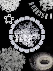 50pcs Decorative Balloon Rings Buckles, Balloon Arch Buckles, Clip Connector For Balloons,Christmas