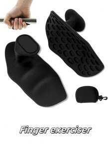 Widerstandsband Fingertrainer - Rutschfester Fitness-Griff - Ergonomischer Gummi-Handschutz geeignet für Männer und Frauen zum Gewichtheben, Klimmzüge, Fitnesstraining und Übungen. Rutschfester Gummi bietet maximalen Halt