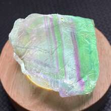 Cristais de fluorita azul-esverdeada-roxa natural, pedras minerais brutas, pingente, pedra de bolso, pequeno ornamento