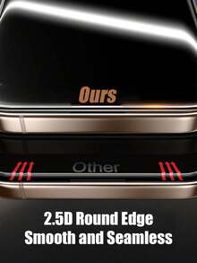 5 piezas Protector de pantalla de vidrio templado con privacidad, compatible con iPhone 17/15/16/14/11/12/13 Pro Max, vidrio templado anti-espionaje, también se ajusta a XS Max/XR/X/15/7/8 Plus/SE/16e, regalo de cumpleaños, accesorios para teléfono - Negro - Ver 7