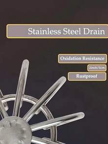 1pc Stainless Steel Gutter Guards, Drain Filter Strainer, Anti-Clogging Roof Gutter Protection System, Downspout Debris Blockage Preventer, Metal Rainwater Flow Filter For Gutters-Random Style