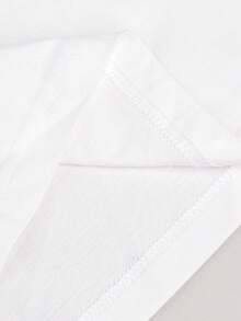 Men's Casual Geometric Floral Graphic Shirts, Suitable For Outdoor Activities And Comfortable Daily Wear, Perfect For Adults, Students, And Teenagers. Men's Summer Clothes, 4th Of July Is An Excellent Gift Choice - White - View 3