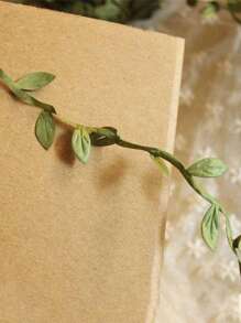 5/20/50m Artificial Vines, Artificial Eucalyptus Leaf Garland Fake Hanging Plants Leaves Wreath Foliage Green Leaves Ribbon Decorative Wreath Accessory For Wedding, Wall, Crafts, Party Decor