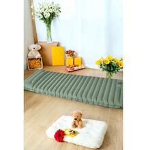 3.9'' Thick Hiking Camping Inflatable Sleeping Pad | Built-In Pillow & Foot Pump | Portable Single/Double Air Mattress For Outdoor Travel - N04 - View 8