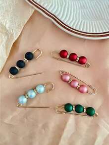 16 chiếc ghim thắt eo nhiều màu sắc dành cho nữ, phụ kiện quần áo có thể điều chỉnh (không có túi đựng) phụ kiện trường học văn phòng áo sơ mi áo khoác trang sức Giáng sinh Halloween ghim quần áo quà tặng giáo viên dễ thương vui nhộn - Nhiều màu - Xem 5