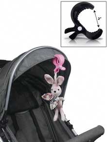 Durable 2 Packs ABS Alligator Clip Stroller Hooks - Portable Universal Stroller Accessories For Pram Peg, Car Seat Clips