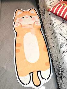 1 tấm thảm mềm hình con mèo, thích hợp cho phòng ngủ, phòng khách, phòng tắm, tủ quần áo, trang trí sàn phòng ngủ, trang trí nhà dễ thương, thảm phòng ngủ, thảm, trang trí nhà cửa, thảm phòng khách, thảm phòng khách, thảm phòng ngủ - Nhiều màu - Xem 2