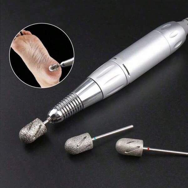 1PC Nail Drill Bit Diamond Pedicure Polish Cap Foot Callus Cuticle Cutter Burr Manicure Accessories Milling Electric File