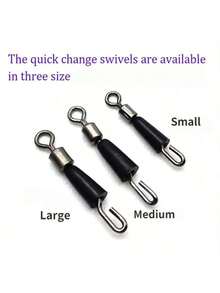 20入組誘餌分線夾連接器快速釋放釣魚工具配件