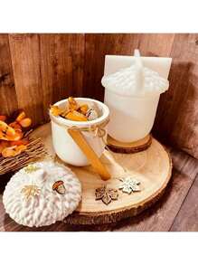 Zapfen Silikon Form für Harz Guss, mit Deckel Eichel Glas Harz Silikon Form, Epoxidharz Glas Form, verwendet für Aufbewahrungsgläser, Schmuckbehälter, Heimdekoration, DIY Harz Handwerke Silikon - geeignet für Harz Kunst