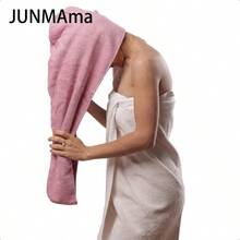 Toalla de pelo de algodón con textura de gofre extra grande de 30 pulgadas de largo y 400 GSM, ultra absorbente y de secado rápido, turbante de pelo ideal para mujeres con cabello largo y rizado, perfecto para el peinado "plopping", color rosa hippie, ideal para el regreso a clases - HippiePink - Ver 2