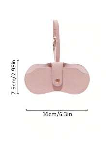 1pc Multifunctional Glasses Storage Bag Fashion Pressure-Resistant Portable Glasses Clip, Eye Box, Women'S Portable Glasses Protective Cover Travel Essentials Travel School Back To School School Supplies Holiday Camping Holiday Essentials Vacation Accessories Mini Summer For Travel And Back To School Travel Accessories