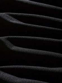 Women's Ice Cream Graphic Crop TShirt Exposed Navel T-Shirt , Women's New Summer Casual Crew Neck Pure Cotton Short-Sleeved T-Shirt(1 PC) - màu đen - Xem 8