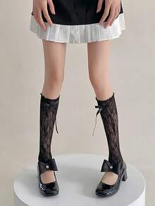 1 件蕾丝蝴蝶袖口，适合动漫女仆装，蕾丝蝴蝶结腿套，适合 JK 女孩，日常配饰，婚礼装饰 - 查看 6