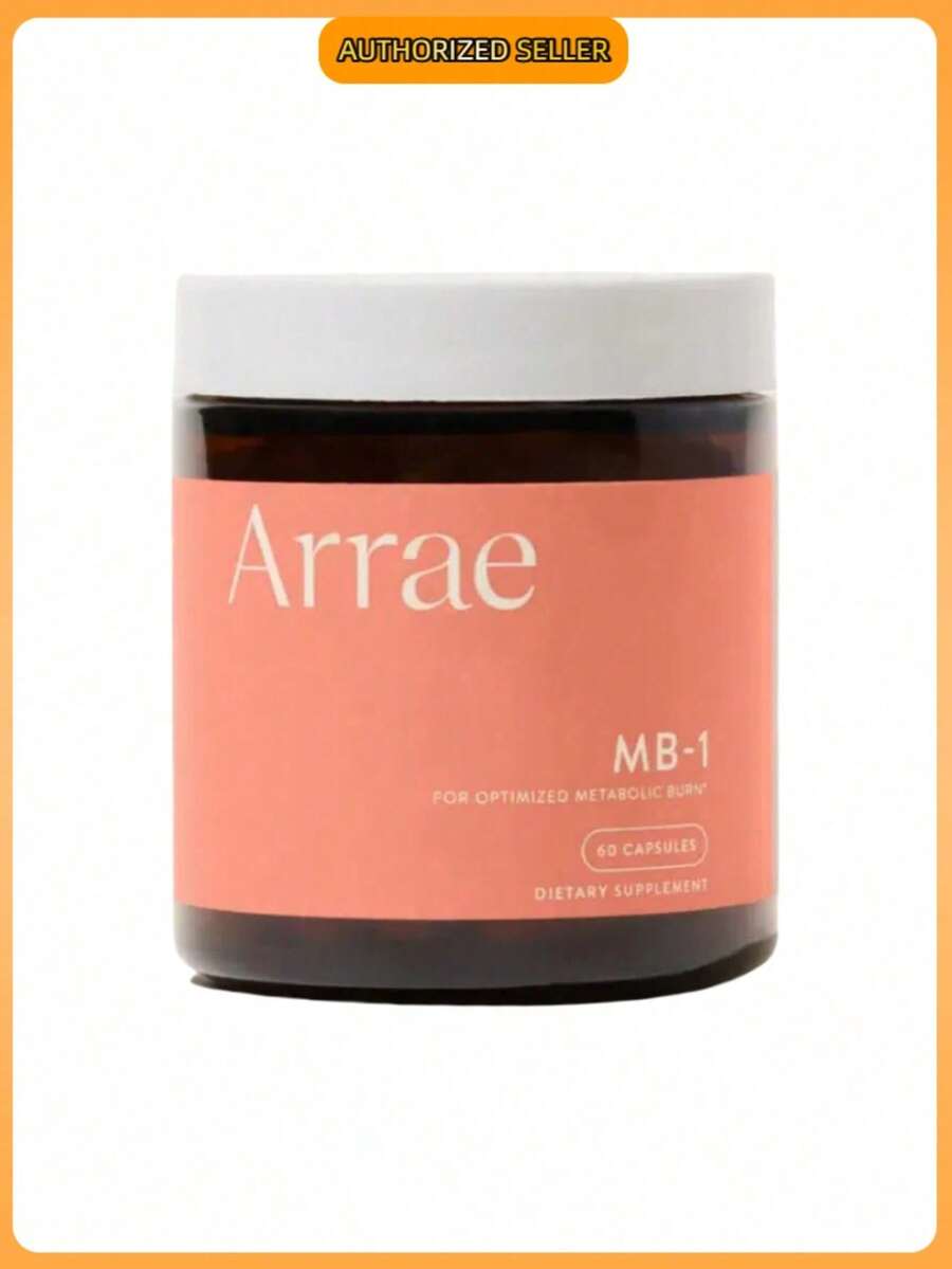 Arrae MB-1 Thermogenic Metabolic Support – Probiotic + Plant-Based Energy Formula For Gut Health, Blood Sugar & Cholesterol Balance – Vegan, Non-GMO – 30-Day Supply (Pack Of 1) - 1 Bottle - 查看 1