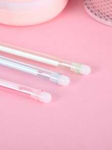 4 支随机漂流瓶中性笔，0.5 毫米，书写流畅，适合返校、办公用品、学习和教师奖励 - 彩色 - 查看 4