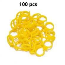 100/500 件/包塑料圆形底座，空白适用于 DIY 珠宝制作、工艺材料和配件